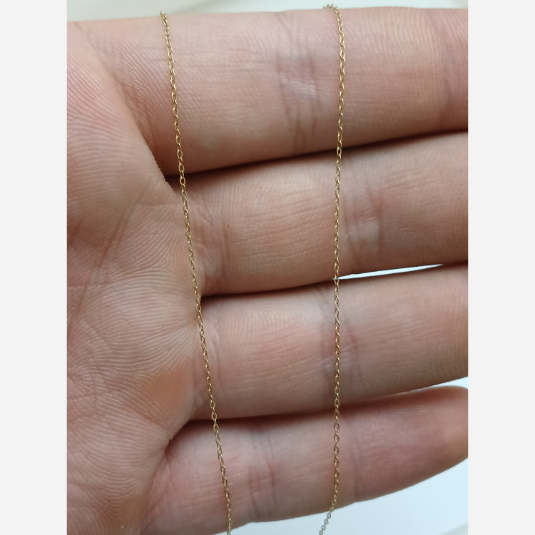 گردنبند(زنجیر) طلای فلامینگو 40 سانت سبک دخترانه زنانه